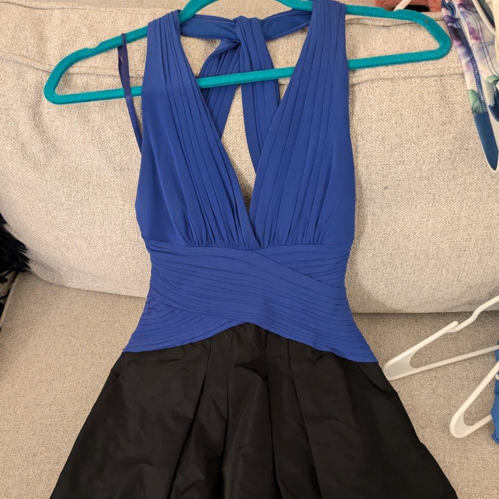 BCBGMAXAZRIA Halter Bubble dress
